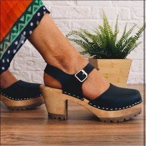 MIA abba clog sandals 40 black